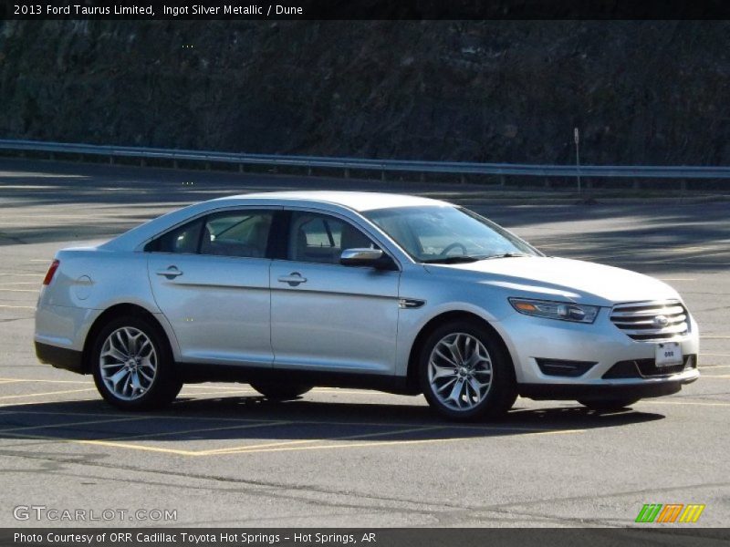 Ingot Silver Metallic / Dune 2013 Ford Taurus Limited