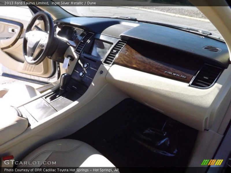 Ingot Silver Metallic / Dune 2013 Ford Taurus Limited