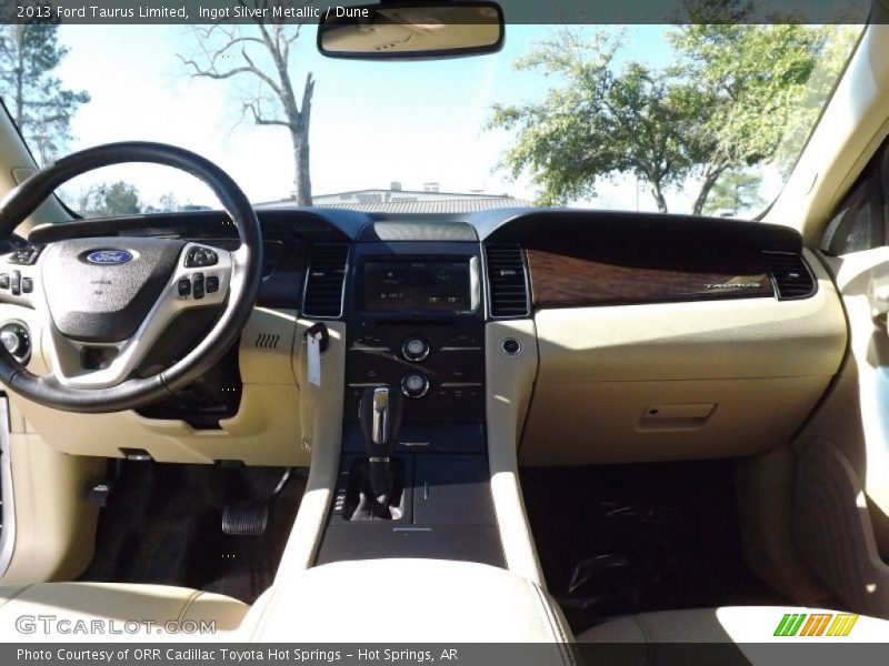 Ingot Silver Metallic / Dune 2013 Ford Taurus Limited