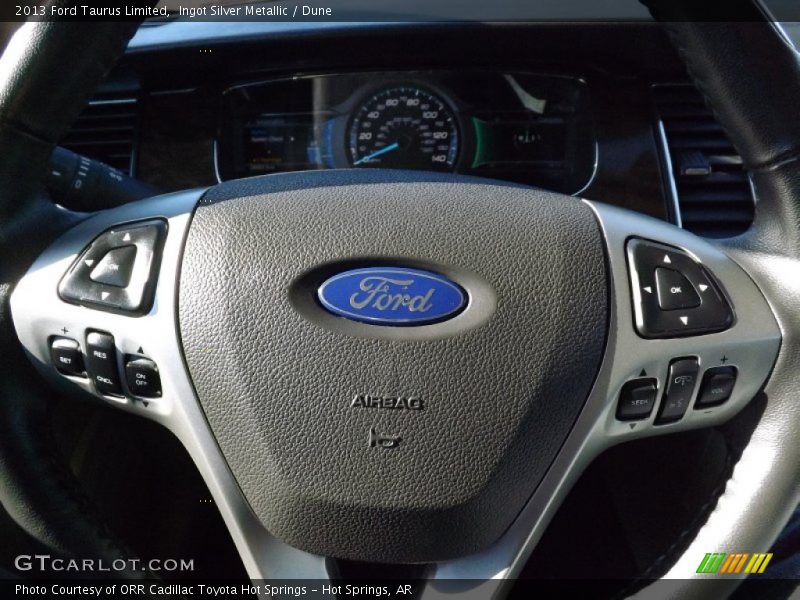 Ingot Silver Metallic / Dune 2013 Ford Taurus Limited