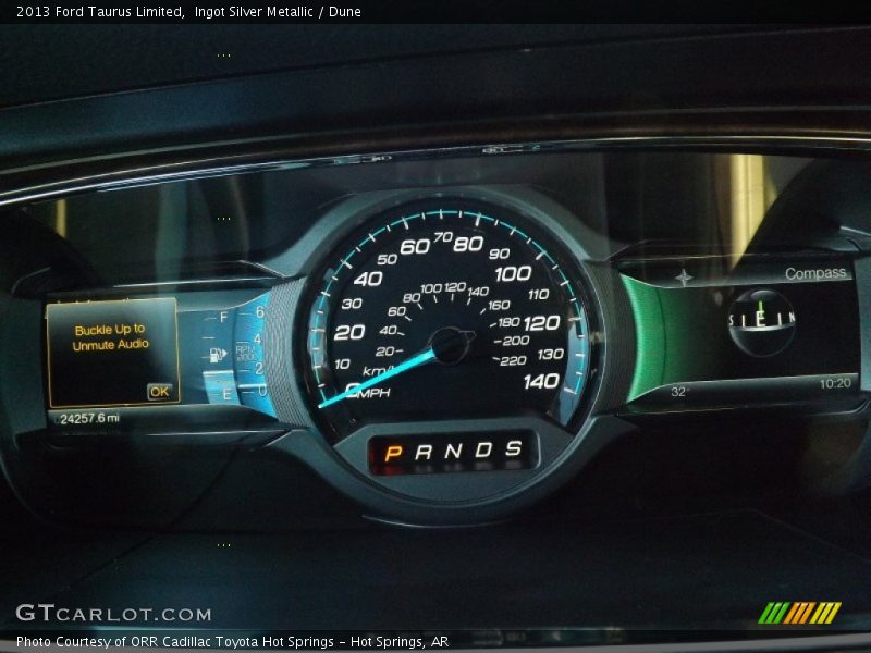 Ingot Silver Metallic / Dune 2013 Ford Taurus Limited