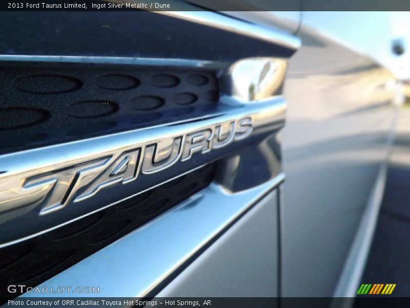 Ingot Silver Metallic / Dune 2013 Ford Taurus Limited