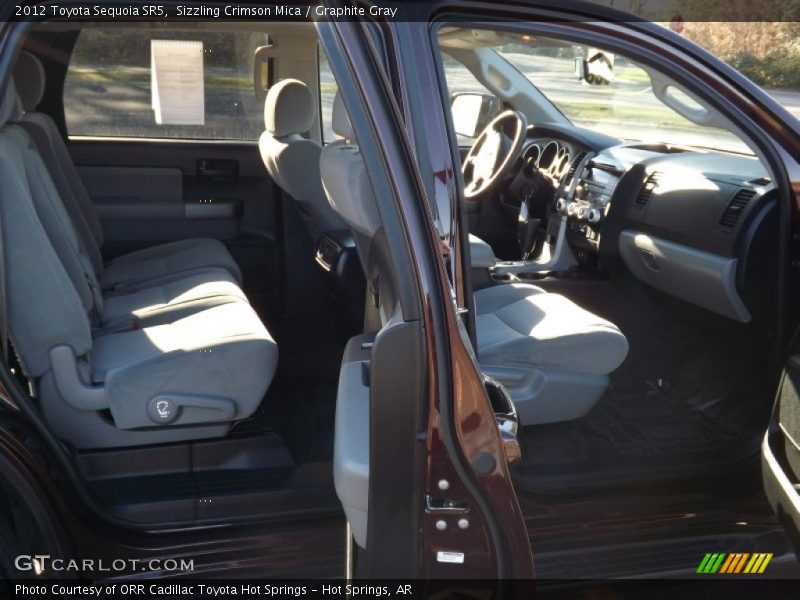 Sizzling Crimson Mica / Graphite Gray 2012 Toyota Sequoia SR5