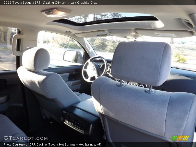Sizzling Crimson Mica / Graphite Gray 2012 Toyota Sequoia SR5