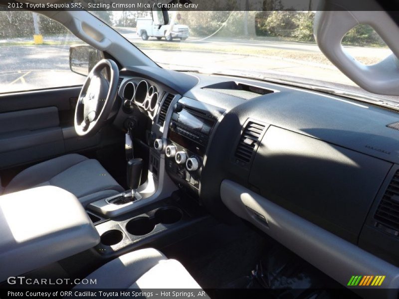 Sizzling Crimson Mica / Graphite Gray 2012 Toyota Sequoia SR5