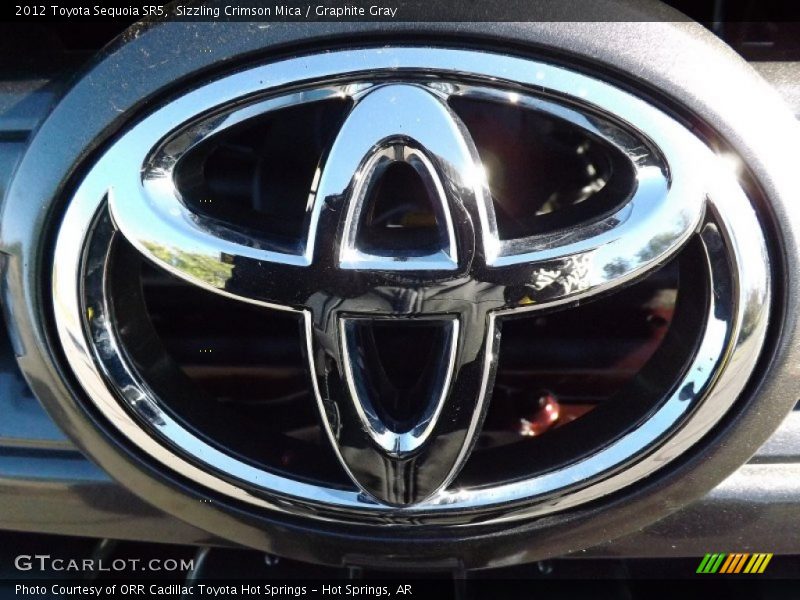 Sizzling Crimson Mica / Graphite Gray 2012 Toyota Sequoia SR5