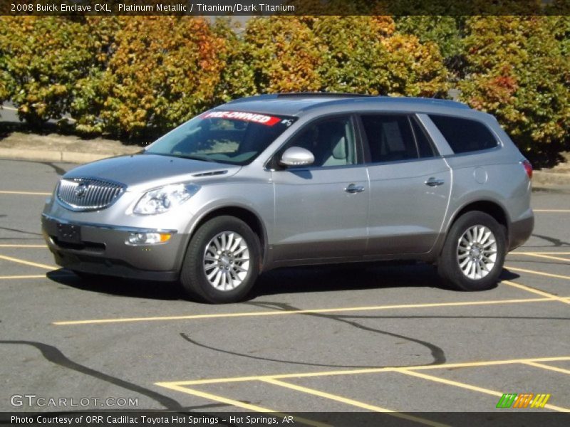 Platinum Metallic / Titanium/Dark Titanium 2008 Buick Enclave CXL