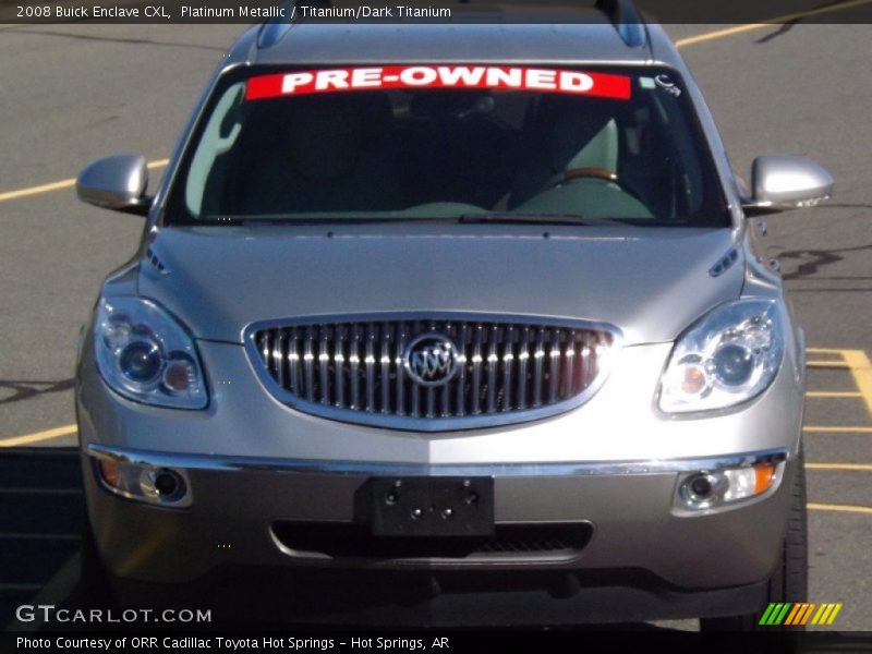 Platinum Metallic / Titanium/Dark Titanium 2008 Buick Enclave CXL