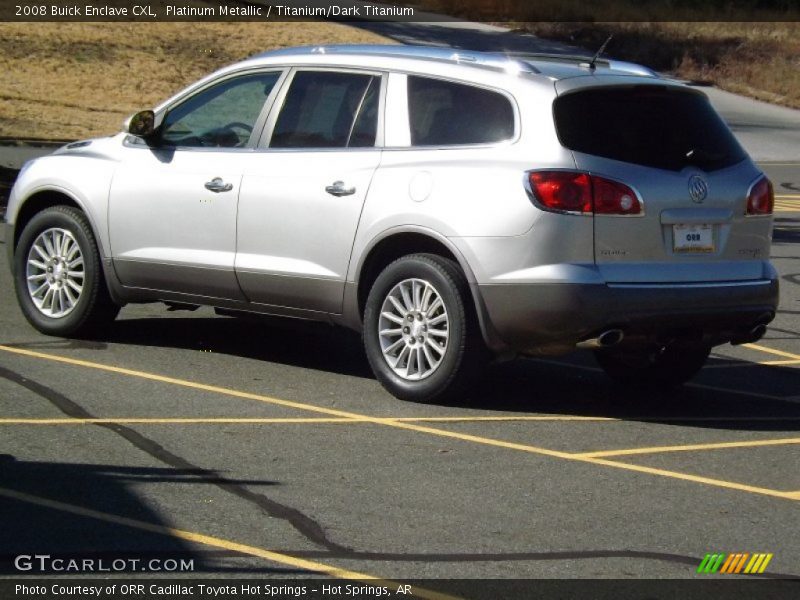 Platinum Metallic / Titanium/Dark Titanium 2008 Buick Enclave CXL