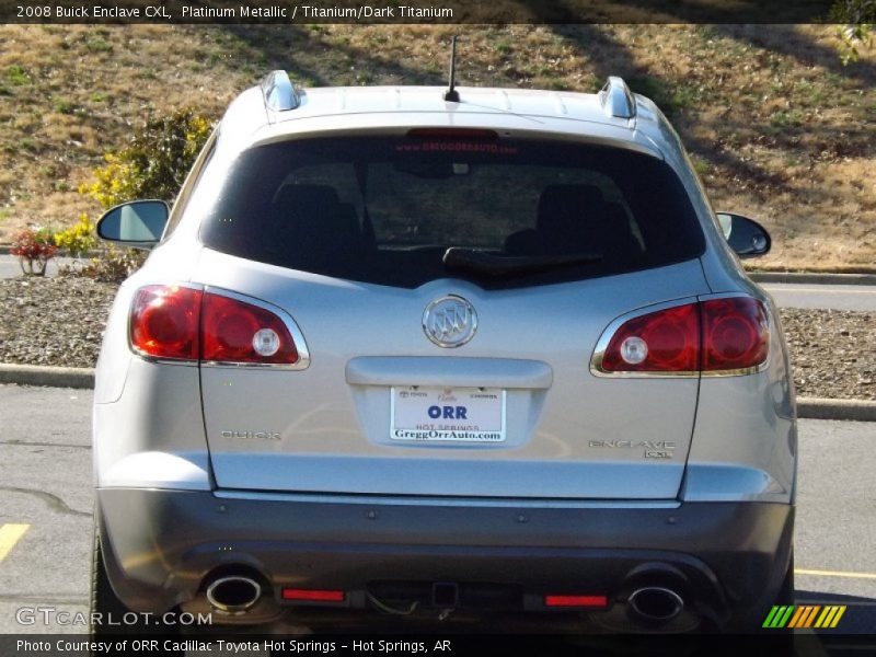 Platinum Metallic / Titanium/Dark Titanium 2008 Buick Enclave CXL