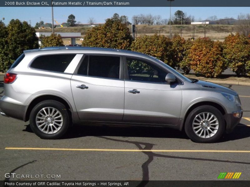 Platinum Metallic / Titanium/Dark Titanium 2008 Buick Enclave CXL