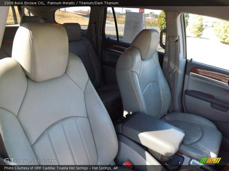 Platinum Metallic / Titanium/Dark Titanium 2008 Buick Enclave CXL