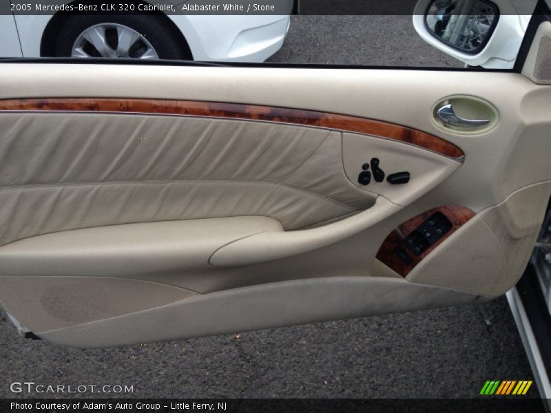 Alabaster White / Stone 2005 Mercedes-Benz CLK 320 Cabriolet