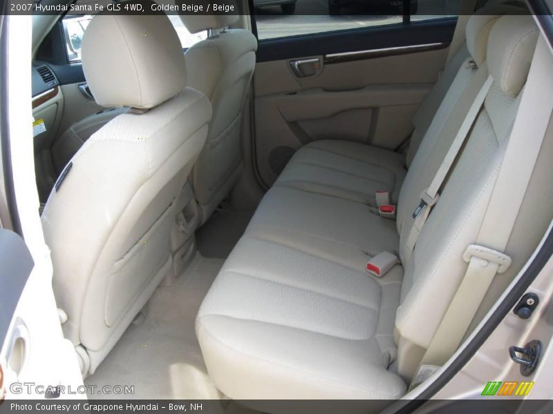 Golden Beige / Beige 2007 Hyundai Santa Fe GLS 4WD