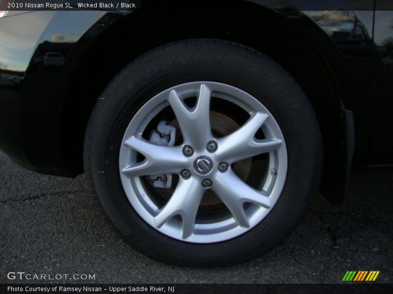 Wicked Black / Black 2010 Nissan Rogue SL