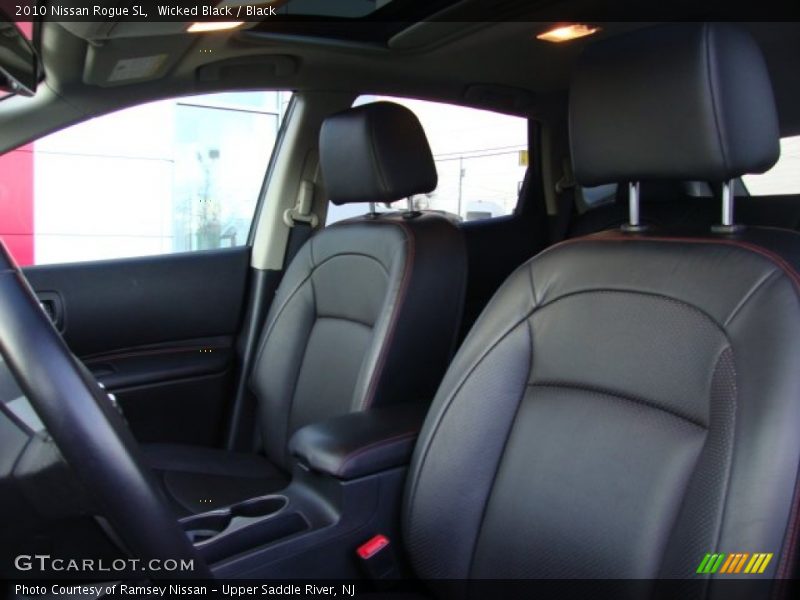 Wicked Black / Black 2010 Nissan Rogue SL