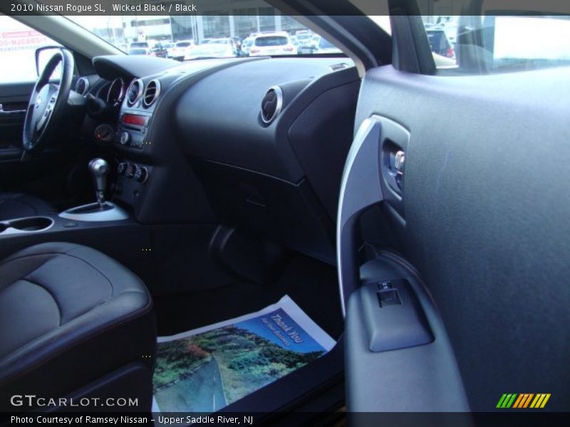 Wicked Black / Black 2010 Nissan Rogue SL