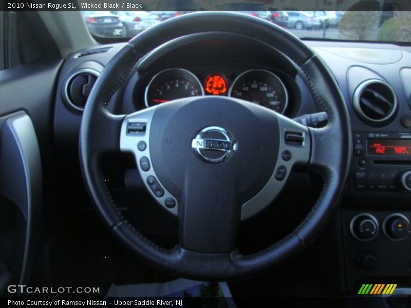 Wicked Black / Black 2010 Nissan Rogue SL