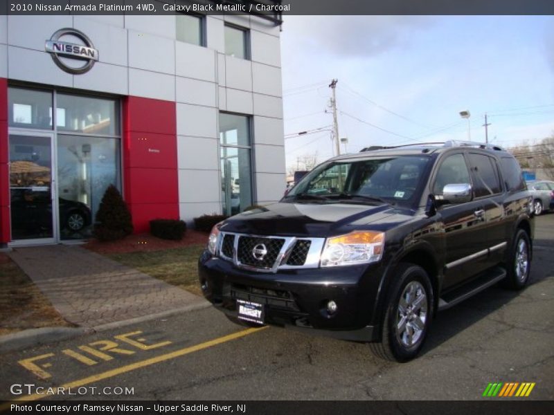 Galaxy Black Metallic / Charcoal 2010 Nissan Armada Platinum 4WD