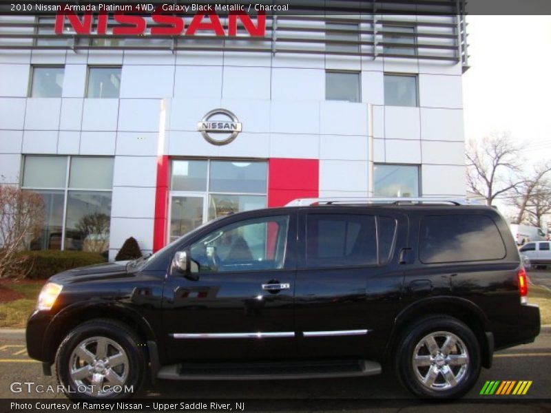 Galaxy Black Metallic / Charcoal 2010 Nissan Armada Platinum 4WD
