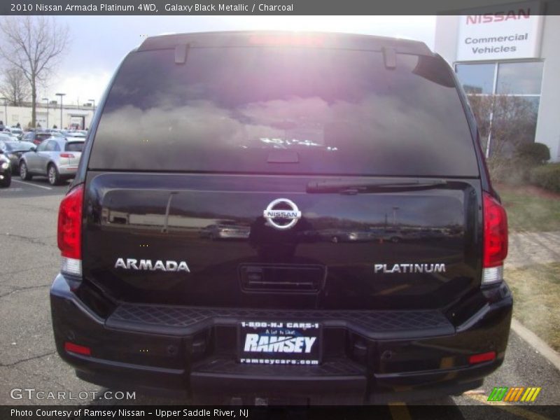 Galaxy Black Metallic / Charcoal 2010 Nissan Armada Platinum 4WD