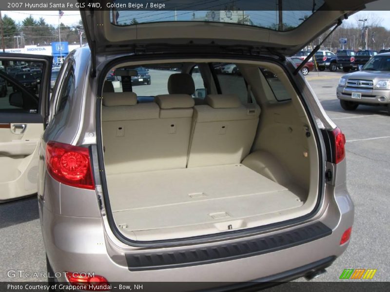 Golden Beige / Beige 2007 Hyundai Santa Fe GLS 4WD