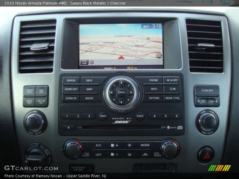 Galaxy Black Metallic / Charcoal 2010 Nissan Armada Platinum 4WD