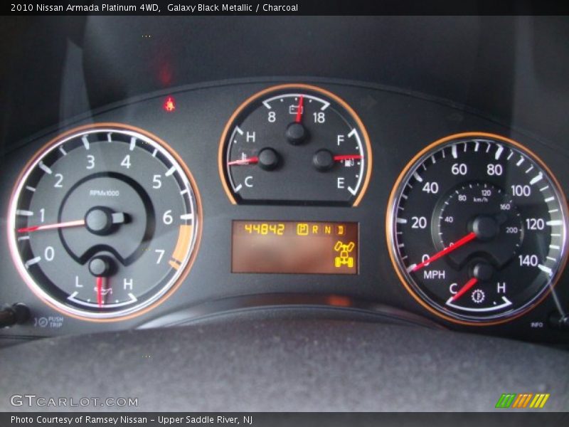Galaxy Black Metallic / Charcoal 2010 Nissan Armada Platinum 4WD