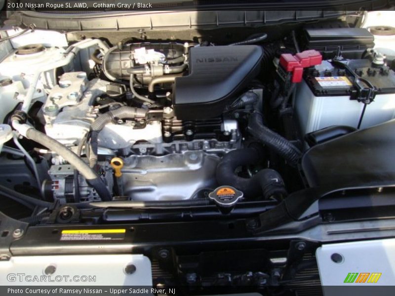 Gotham Gray / Black 2010 Nissan Rogue SL AWD