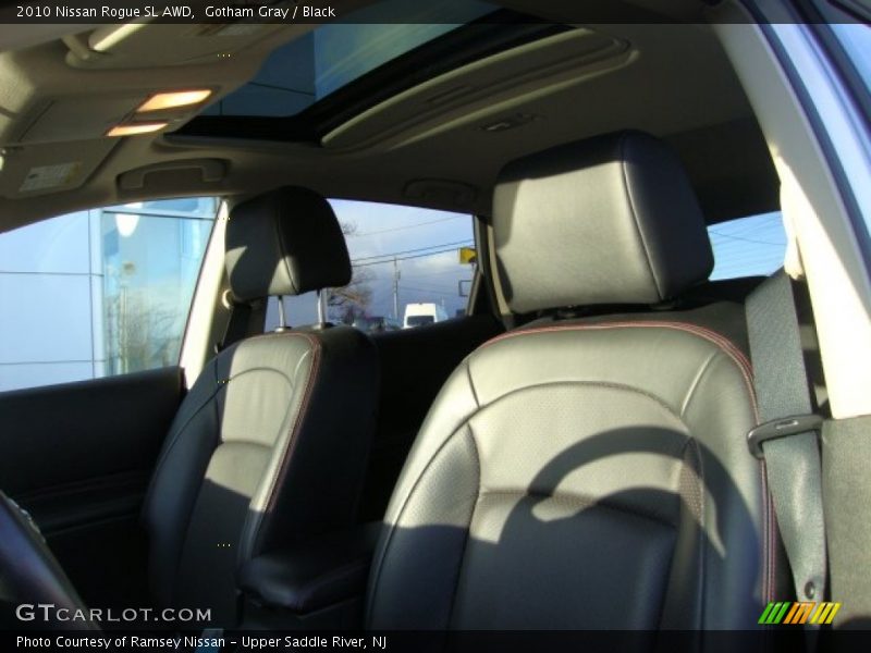 Gotham Gray / Black 2010 Nissan Rogue SL AWD