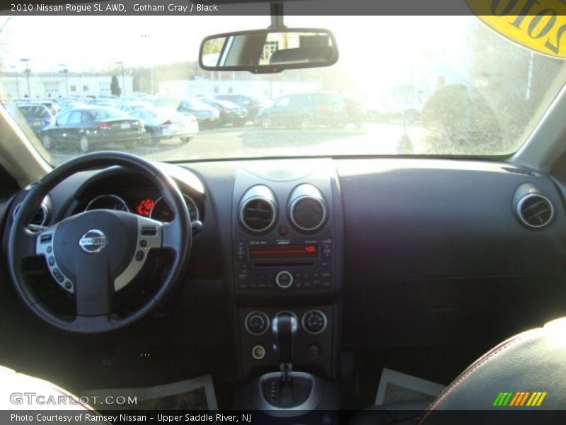 Gotham Gray / Black 2010 Nissan Rogue SL AWD