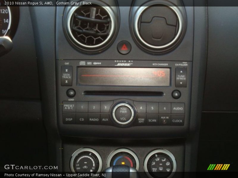 Gotham Gray / Black 2010 Nissan Rogue SL AWD