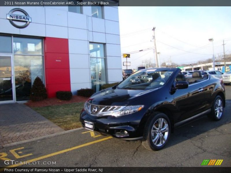 Super Black / Black 2011 Nissan Murano CrossCabriolet AWD