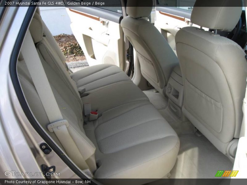 Golden Beige / Beige 2007 Hyundai Santa Fe GLS 4WD