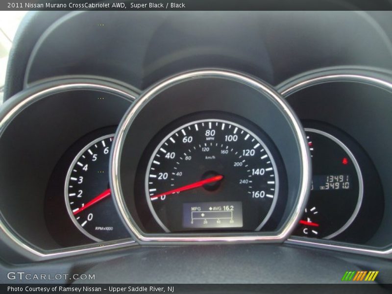 Super Black / Black 2011 Nissan Murano CrossCabriolet AWD