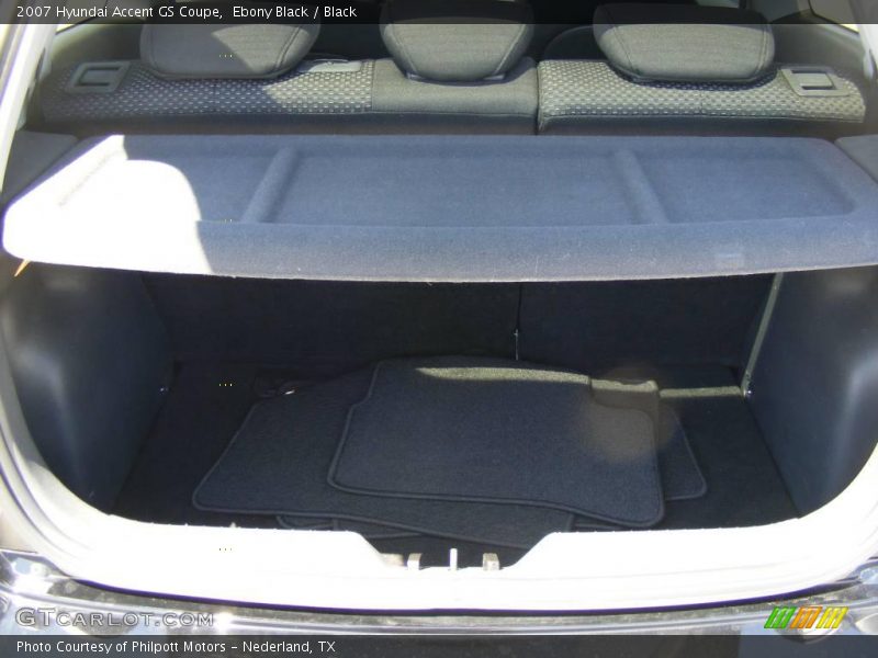 Ebony Black / Black 2007 Hyundai Accent GS Coupe