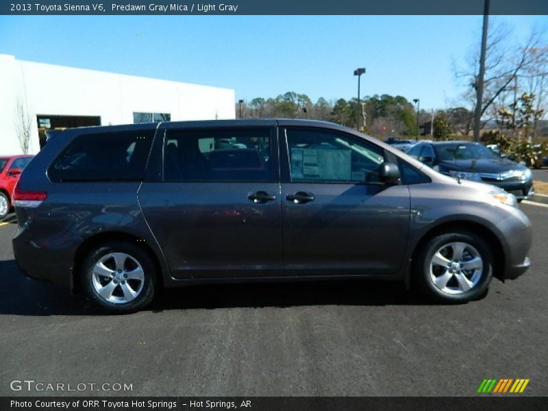 Predawn Gray Mica / Light Gray 2013 Toyota Sienna V6