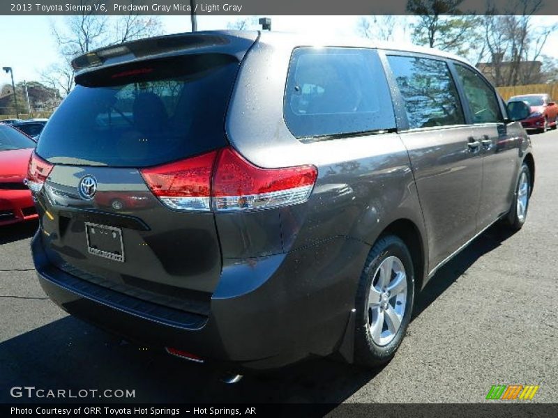 Predawn Gray Mica / Light Gray 2013 Toyota Sienna V6