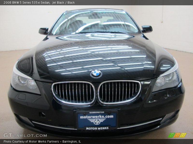 Jet Black / Black 2008 BMW 5 Series 535xi Sedan