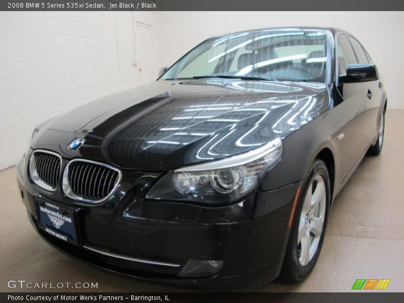 Jet Black / Black 2008 BMW 5 Series 535xi Sedan