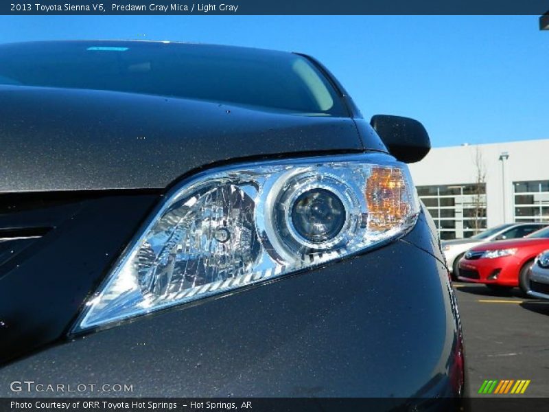 Predawn Gray Mica / Light Gray 2013 Toyota Sienna V6