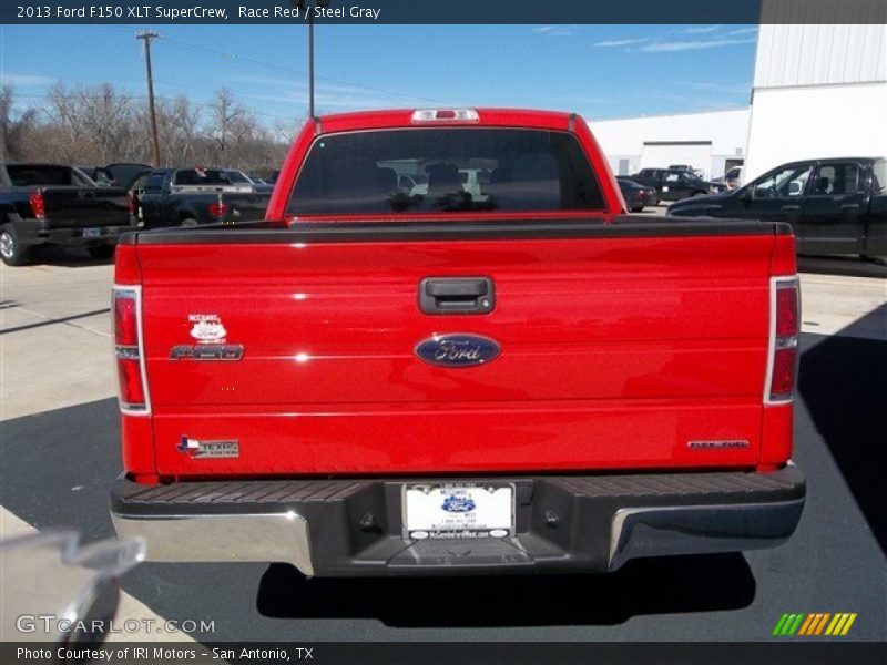 Race Red / Steel Gray 2013 Ford F150 XLT SuperCrew