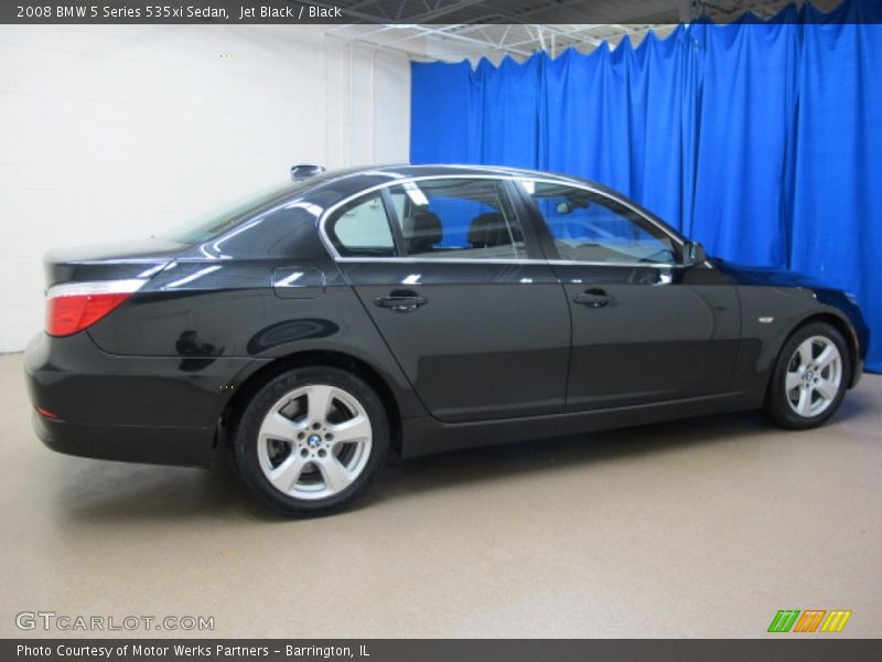 Jet Black / Black 2008 BMW 5 Series 535xi Sedan