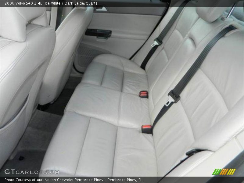 Rear Seat of 2006 S40 2.4i