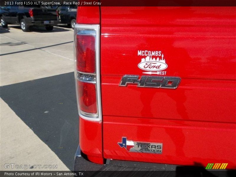 Race Red / Steel Gray 2013 Ford F150 XLT SuperCrew