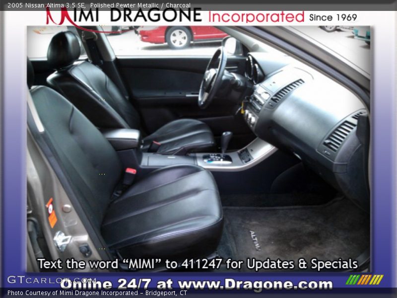 Polished Pewter Metallic / Charcoal 2005 Nissan Altima 3.5 SE