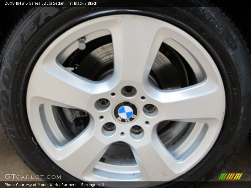 Jet Black / Black 2008 BMW 5 Series 535xi Sedan
