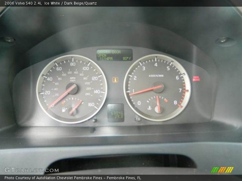  2006 S40 2.4i 2.4i Gauges