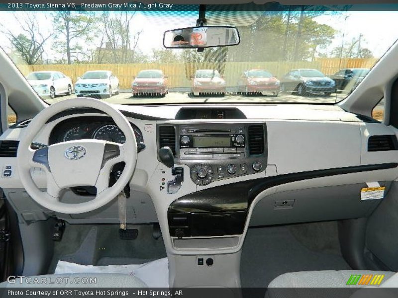 Predawn Gray Mica / Light Gray 2013 Toyota Sienna V6