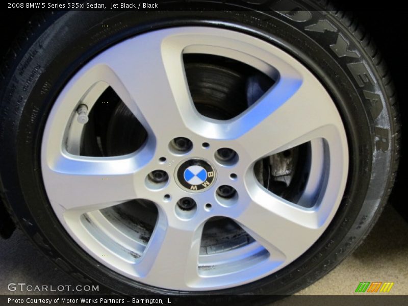 Jet Black / Black 2008 BMW 5 Series 535xi Sedan